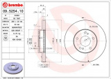 Brzdový kotouč BREMBO 09.5254.10 - NISSAN