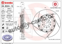 Brzdový kotouč BREMBO 09.B324.13