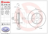 Brzdový kotouč BREMBO 09.A148.41