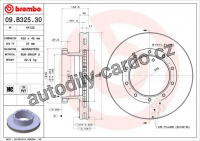 Brzdový kotouč BREMBO 09.B325.30