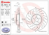 Brzdový kotouč BREMBO 09.7812.1X