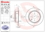 Brzdový kotouč BREMBO 08.A715.21