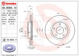 Brzdový kotouč BREMBO 09.B565.10 - NISSAN