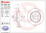 Brzdový kotouč BREMBO 08.A029.21 - FORD