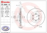Brzdový kotouč BREMBO 09.6866.10 - ISUZU, OPEL