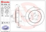 Brzdový kotouč BREMBO 08.A755.10