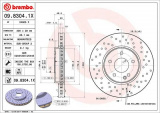 Brzdový kotouč BREMBO 09.8304.1X