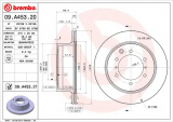 Brzdový kotouč BREMBO 09.A453.21 - HYUNDAI