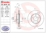 Brzdový kotouč BREMBO 09.6879.20 - FORD