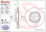 Brzdový kotouč BREMBO 09.D062.11 - JAGUAR