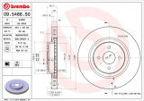 Brzdový kotouč BREMBO 09.5486.50 - FORD