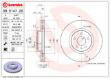 Brzdový kotouč BREMBO 09.5147.20 - LANCIA
