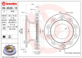 Brzdový kotouč BREMBO 09.8526.10