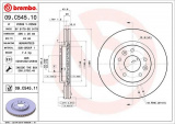 Brzdový kotouč BREMBO 09.C545.11 - NISSAN, RENAULT