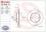 Brzdový kotouč BREMBO 09.B548.10 - NISSAN