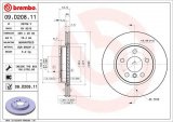 Brzdový kotouč BREMBO 09.D208.11