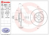 Brzdový kotouč BREMBO 08.9621.14 - ALFA ROMEO, FIAT, LANCIA