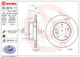 Brzdový kotouč BREMBO 09.B414.11 - BMW