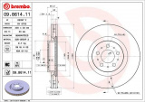 Brzdový kotouč BREMBO 09.8614.11 - VOLVO