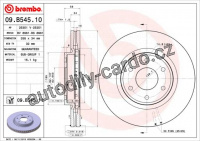 Brzdový kotouč BREMBO 09.B545.11