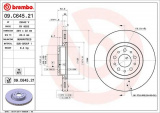 Brzdový kotouč BREMBO 09.C645.21 - FIAT