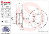 Brzdový kotouč BREMBO 09.8475.10 - MERCEDES-BENZ