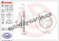 Brzdový kotouč BREMBO 09.5457.30