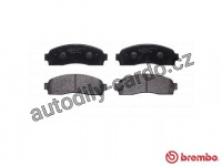 Sada brzdových destiček BREMBO P24081 - FORD