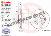 Brzdový kotouč BREMBO 09.4939.21