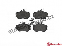 Sada brzdových destiček BREMBO P06017 - MERCEDES-BENZ
