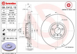 Brzdový kotouč BREMBO 09.C412.13 - BMW