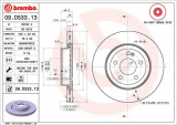 Brzdový kotouč BREMBO 09.D533.13 - MERCEDES-BENZ