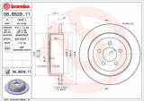 Brzdový kotouč BREMBO 08.B529.11