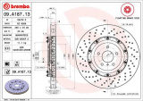 Brzdový kotouč BREMBO 09.A187.13