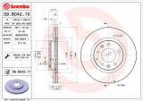 Brzdový kotouč BREMBO 09.B042.11 - MAZDA