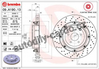 Brzdový kotouč BREMBO 09.A190.13