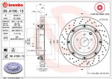 Brzdový kotouč BREMBO 09.A190.13
