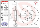 Brzdový kotouč BREMBO 09.C404.13 - BMW