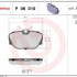 Sada brzdových destiček BREMBO P06010 - BMW