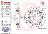 Brzdový kotouč BREMBO 09.A190.33