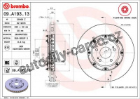 Brzdový kotouč BREMBO 09.A193.13