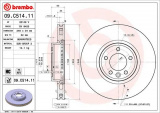 Brzdový kotouč BREMBO 09.C514.11