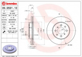 Brzdový kotouč BREMBO 09.9591.10 - HONDA