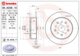 Brzdový kotouč BREMBO 08.A038.11