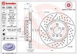 Brzdový kotouč BREMBO 09.C395.13 - BMW