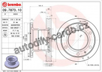 Brzdový kotouč BREMBO 09.7873.10