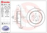 Brzdový kotouč BREMBO 08.A111.11