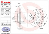 Brzdový kotouč BREMBO 09.5674.2X
