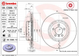 Brzdový kotouč BREMBO 09.C399.13 - BMW