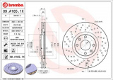 Brzdový kotouč BREMBO 09.A185.1X